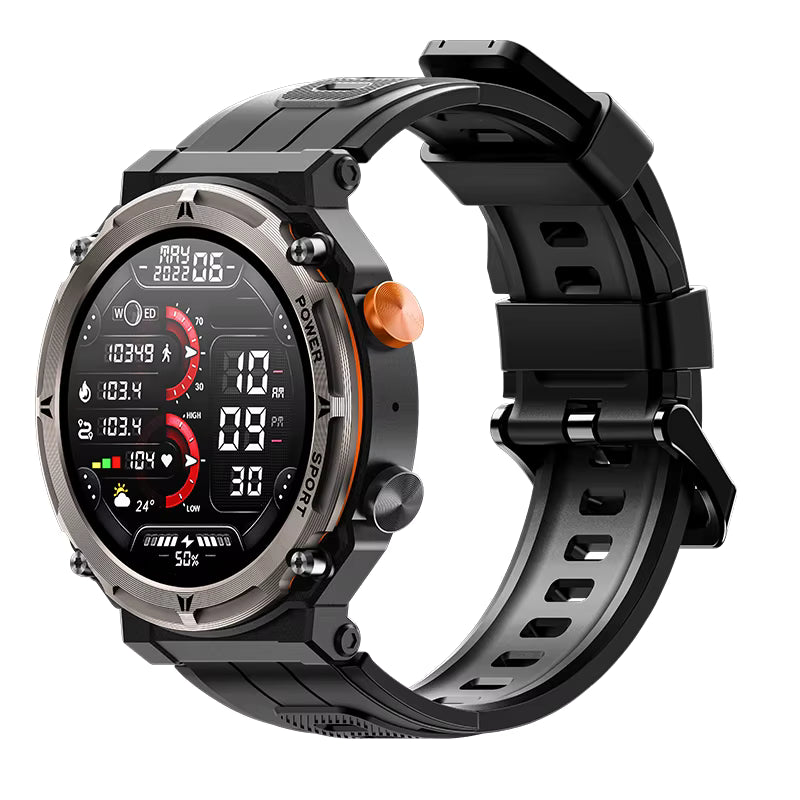 Smartwatch für 1 ATM wasserdichte für Männer 2024 C21 Pro 410mAh große Batterie