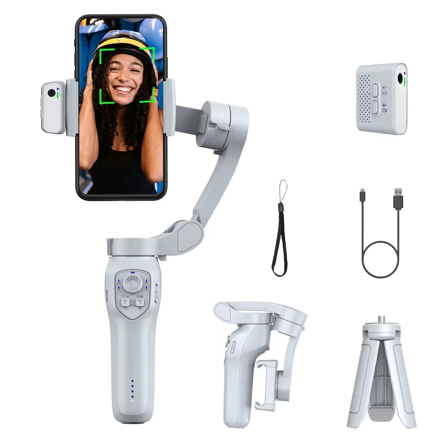 L7Cpro Plus – 3-Achsen Faltbarer Smartphone-Gimbal mit optionalem AI-Tracking