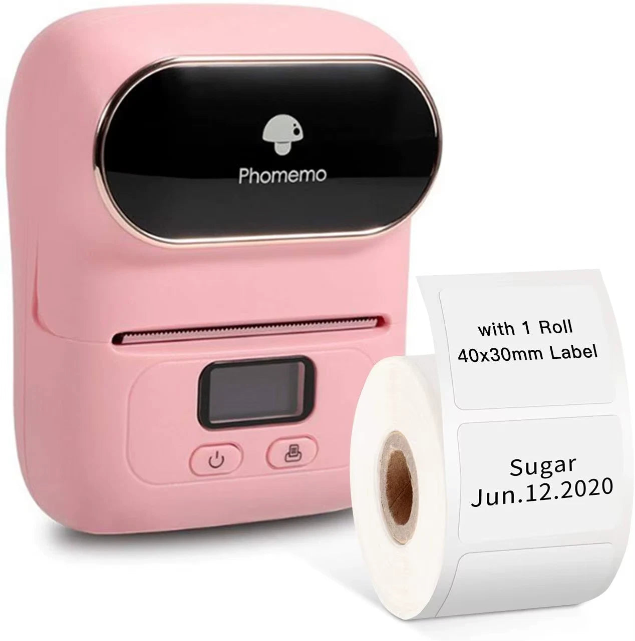 Phomemo M110 Bluetooth Etikettendrucker für iPhone und Android-Handys, tragbarer