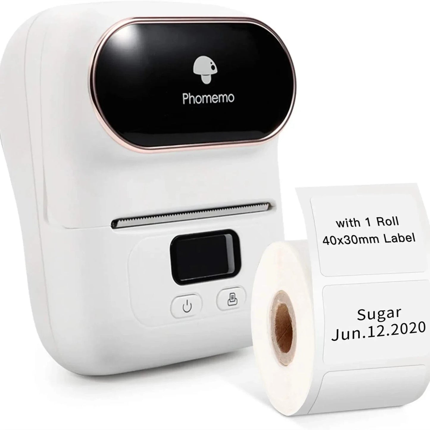 Phomemo M110 Bluetooth Etikettendrucker für iPhone und Android-Handys, tragbarer