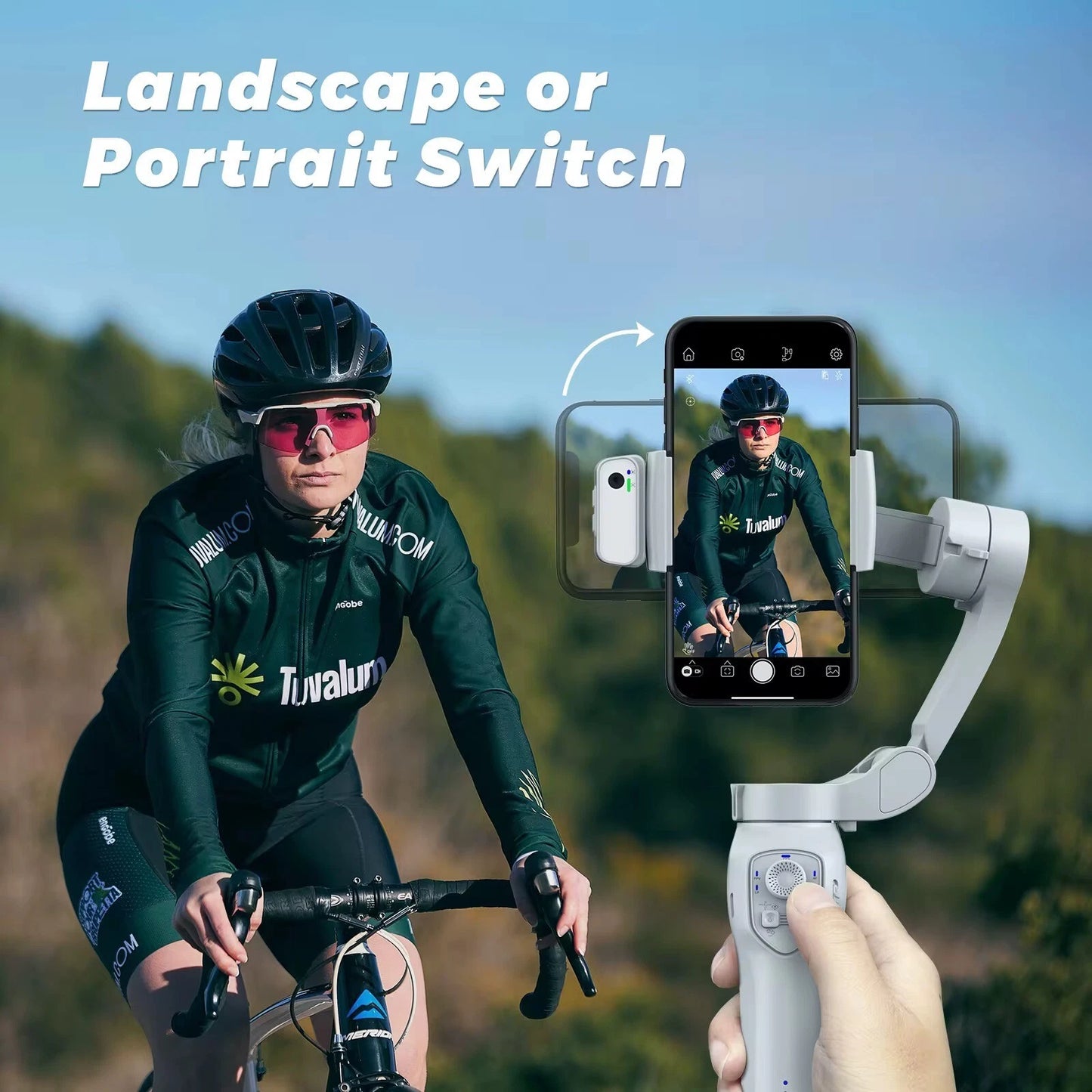 L7Cpro Plus – 3-Achsen Faltbarer Smartphone-Gimbal mit optionalem AI-Tracking